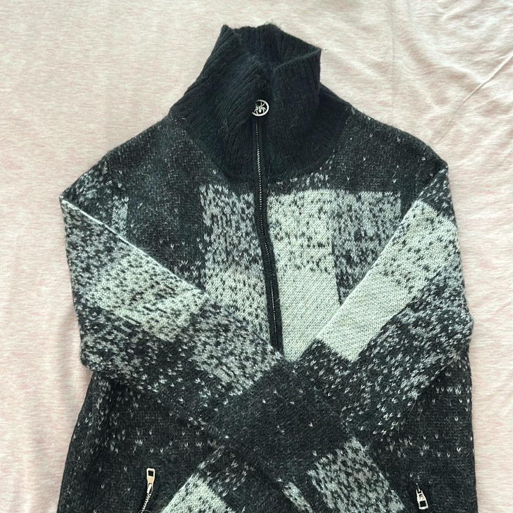 Mohair women winter tunic/blouse